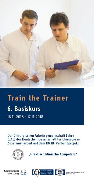Cover Flyer 6. Basiskurs Train the Trainer Nov. 2018 Cover Flyer 6. Basiskurs Train the Trainer Nov. 2018